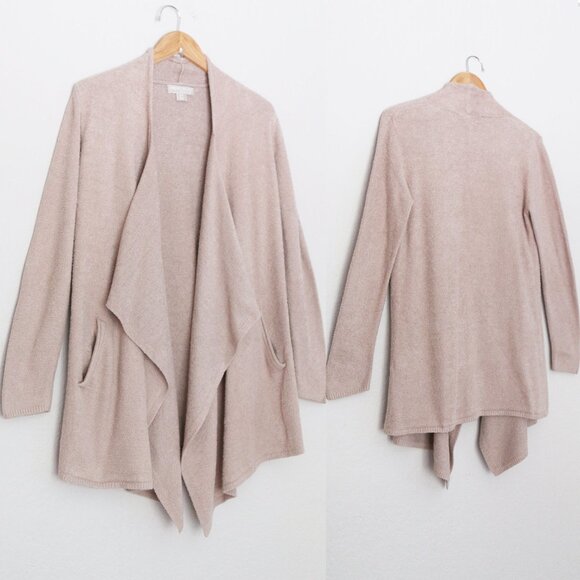 Barefoot Dreams CozyChic Lite Island Wrap Waterfall Open Front Cardigan Soft S/M - Picture 2 of 16
